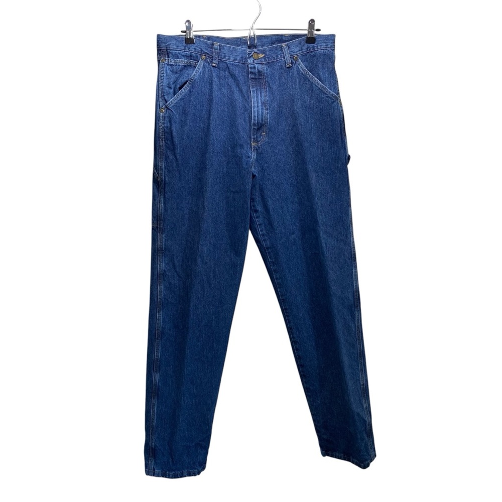Levis 511 Denim Jeans Mens 36X32 Blue Dark‎ Wash Relaxed Straight Leg Comfort
